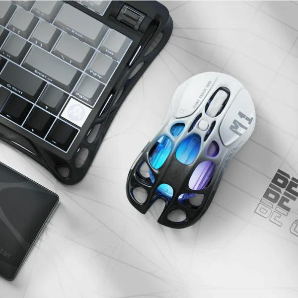 GravaStar-Mercury-M1-Pro-Gradient-Black-Gaming-Mouse-Magnesium-Skeleton-PAW3395-Sensor-5 Mercury M1 Pro Gradient Black